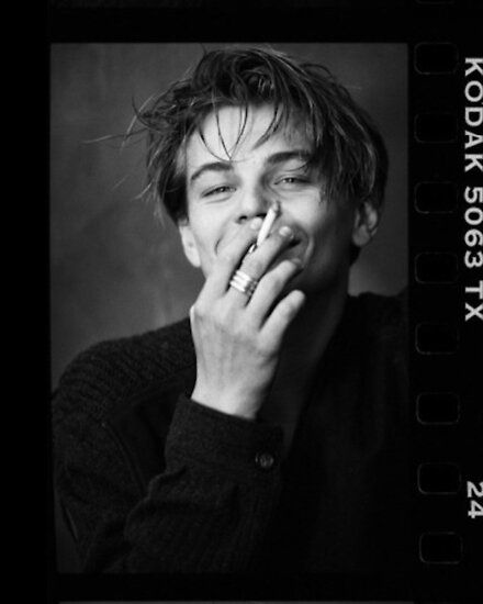 _Leonardo DiCaprio- Smoking _ Poster by pompous gae.jpg
